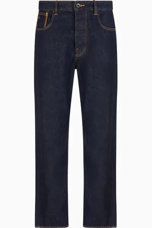 Armani Exchange Jean ample fuselé en coton denim J82