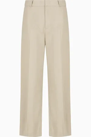 Armani Exchange Pantalon oversize en sergé de coton