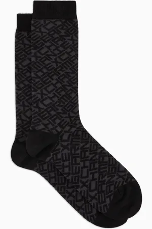 Armani Exchange Chaussettes en coton mélangé avec logo