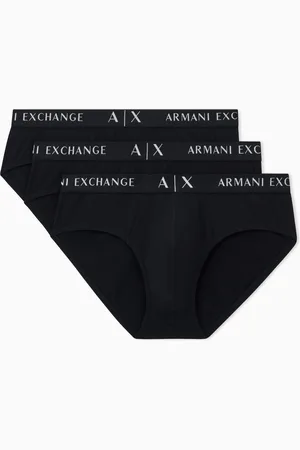 Armani Exchange Lot de 3 slips en coton stretch