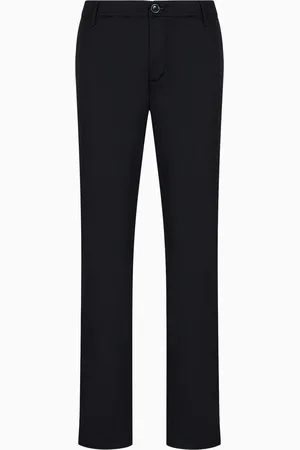 Armani Exchange Pantalon chino en coton satiné stretch