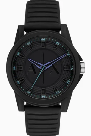 Armani Exchange Montre avec bracelet en silicone