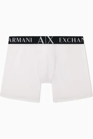 Armani Exchange Boxer en tissu stretch avec maxi logo