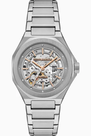 Armani Exchange Montre automatique en acier inoxydable