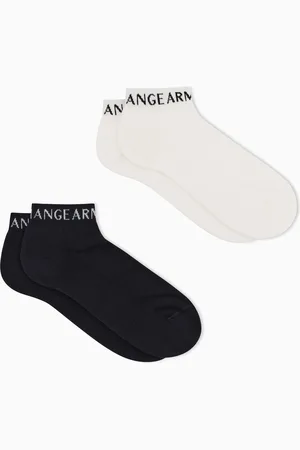 Armani Exchange Lot de 2 paires de chaussettes avec logo