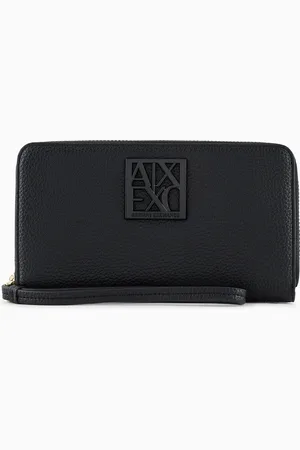 Armani Exchange Portefeuille horizontal avec logo ASV