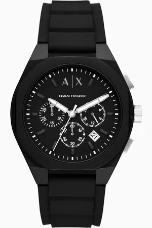 Armani Exchange Montre avec bracelet en silicone