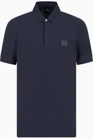 Armani Exchange Polo slim fit en coton stretch avec logo