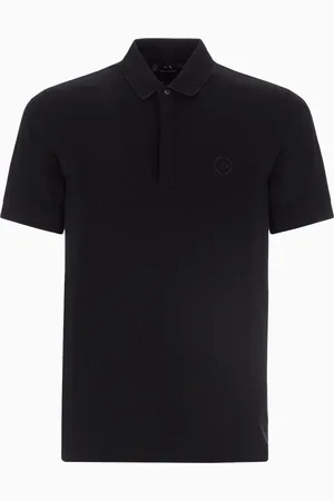 Armani Exchange Polo slim fit en coton stretch avec logo