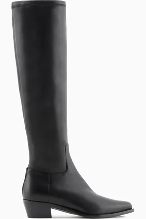 Giorgio Armani Bottes en nappa stretch