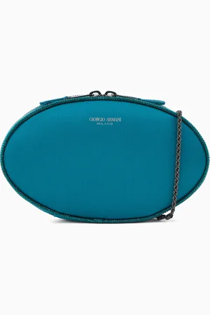 Giorgio Armani Pochette ronde en satin