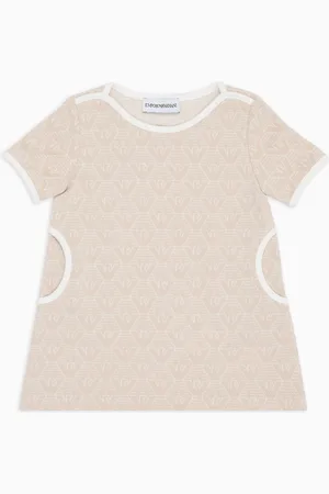 Emporio Armani Robe en jersey jacquard all over aigle