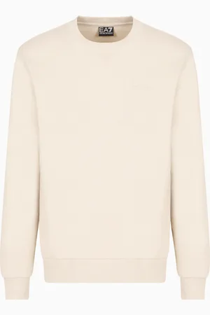 EA7 Sweat-shirt ras-du-cou Visibility en coton