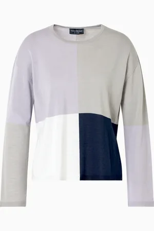 Emporio Armani Pull en laine avec incrustation Icon