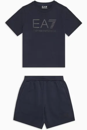 EA7 Ensemble t-shirt et short Visibility Boy en coton
