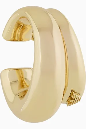 Emporio Armani Manchette d’oreille en laiton doré