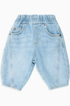 Emporio Armani Jean en denim à taille élastique