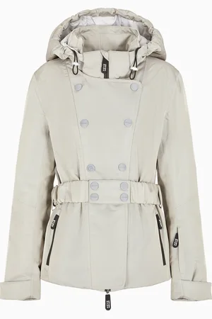 Giorgio Armani Veste de ski à capuche Neve en gabardine technique