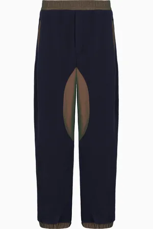 Giorgio Armani Pantalon Neve en cachemire et coton