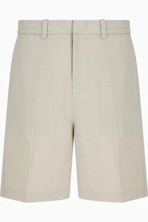 Emporio Armani Bermuda avec dos élastique en nylon seersucker