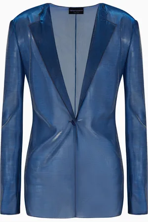 Emporio Armani Blazer en jersey irisé