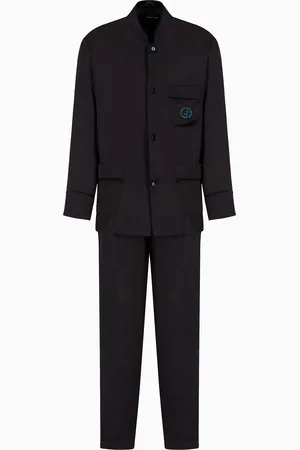 Giorgio Armani Pyjama en soie avec monogramme