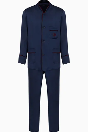 Giorgio Armani Pyjama en soie avec monogramme