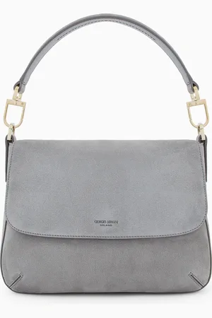 Giorgio Armani Sac la Prima Soft en cuir suédé de taille moyenne ASV
