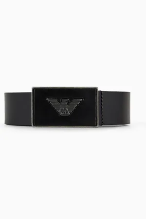 Emporio Armani Ceinture en cuir avec plaque aigle