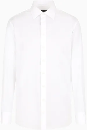 Giorgio Armani Chemise en sergé de coton luxury