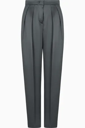 Giorgio Armani Pantalon à deux pinces en satin double de soie