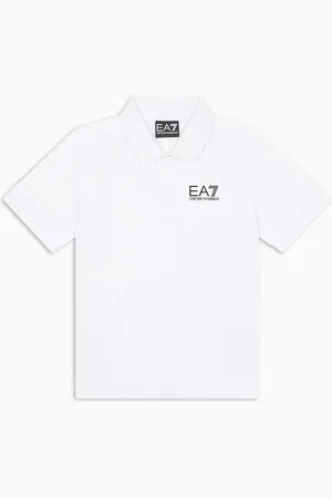 EA7 Polo en coton Core Identity Boy