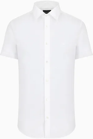 Emporio Armani Chemise à manches courtes en mélange nylon stretch