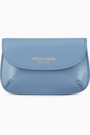 Giorgio Armani Porte-cartes la Prima en cuir liégé