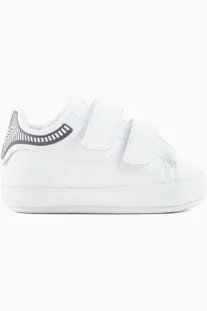 Emporio Armani Sneakers en nappa avec Velcro