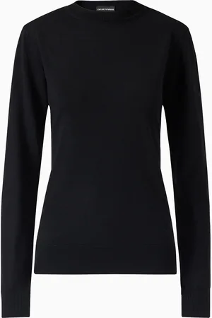Emporio Armani Pull ras-du-cou en pure laine vierge