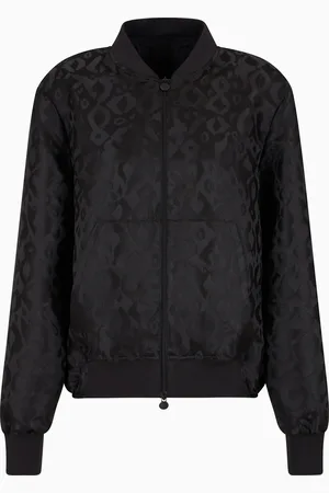 EA7 Blouson bomber Graphic Series en satin à imprimé motif animalier