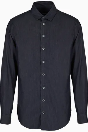 Giorgio Armani Chemise en denim de coton collection Denim