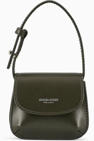 Giorgio Armani Mini bijou de sac La Prima en cuir liégé