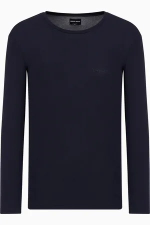 Giorgio Armani Chemise style détente à manches longues en modal stretch