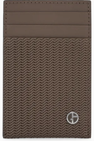 Giorgio Armani Porte-cartes en cuir imprimé
