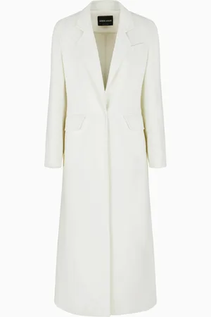 Giorgio Armani Manteau long en cachemire doublé