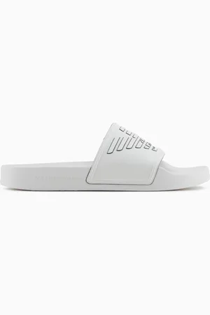 Emporio Armani Sandales en PVC avec grand aigle en relief