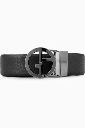 Giorgio Armani Ceinture réversible en cuir bicolore