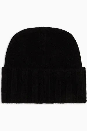 Emporio Armani Bonnet en cachemire côtelé