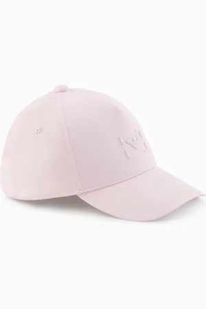 Emporio Armani Casquette de baseball broderie aigle en coton biologique ASV