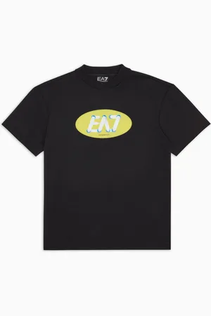EA7 T-shirt avec imprimé Graphic Series Boy en jersey de coton