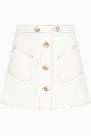 Emporio Armani Jupe-culotte en sergé de coton