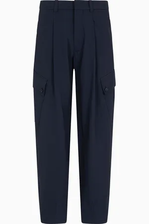 Giorgio Armani Pantalon cargo à une pince en toile de coton