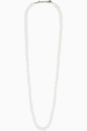Emporio Armani Collier avec pierres à facettes